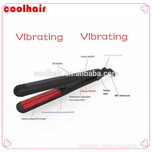 CE Rohs Certification and Aluminum Plate Type hair straightener